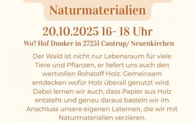 🌲✨ Ferienzeit ist Kreativzeit! ✨🌲 Bei unserer Ferienaktion dreht sich alles um den faszinierenden Rohstoff Holz 🌳 Wir…