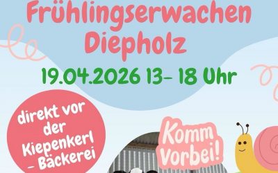 🌸 Frühlingserwachen in Diepholz 🌸 Morgen ist es soweit – wir sind von 13–18 Uhr für euch da! Kommt vorbei und besucht …