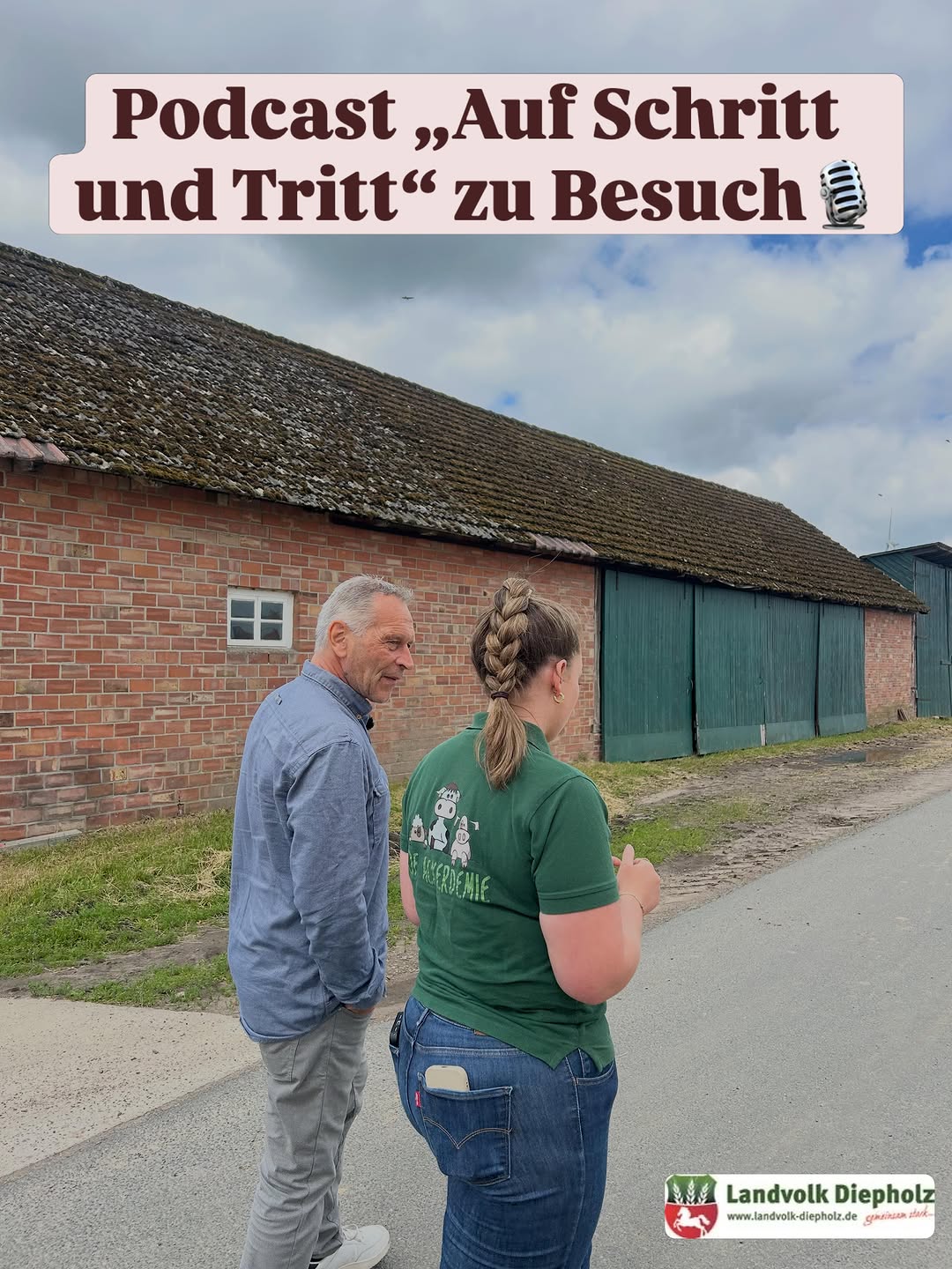 🎙️ Zu Gast auf dem Hof Meyer! Am Mittwoch hat uns Hagen Wolf vom Podcast „Auf Schritt und Tritt“ der Mediengruppe Kreis…