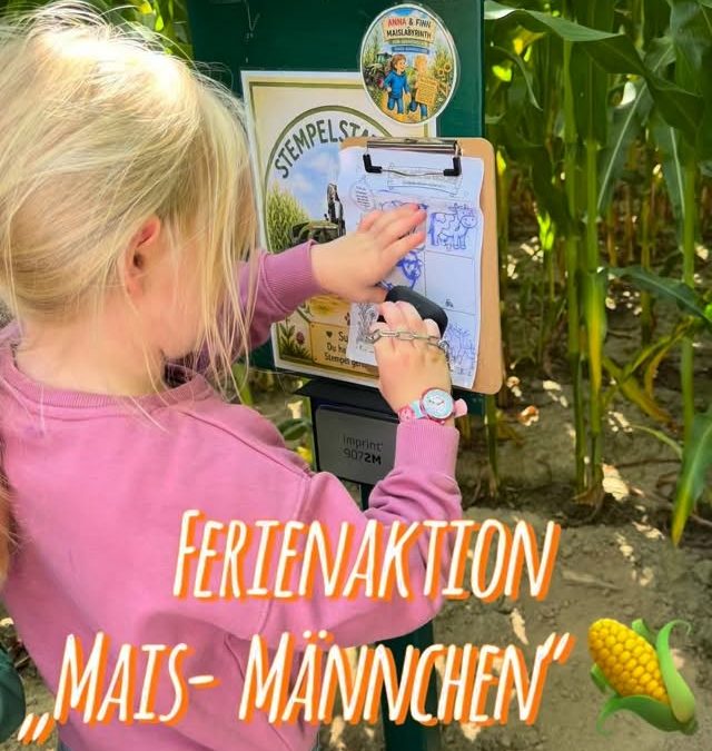 Ferienaktion „Maismännchen“🌽💛 Kleine Entdecker, große Abenteuer! Bei unserer Ferienaktion im @maislabyrinth_neuenkirch…