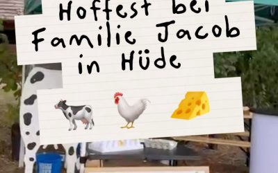 🌾☀️ Hoffest bei Familie Jakob in Hüde, was für ein schöner Tag! 🐄 🐓 🧀 Gestern durften wir mit unserem Erlebnisstand …